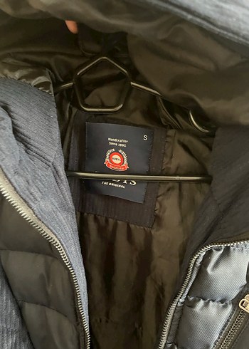 Levis Siyah Fermuarlı unısex Midi Mont