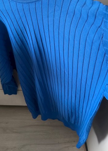 Mavi Pilili Kadın Triko - Görsel 3