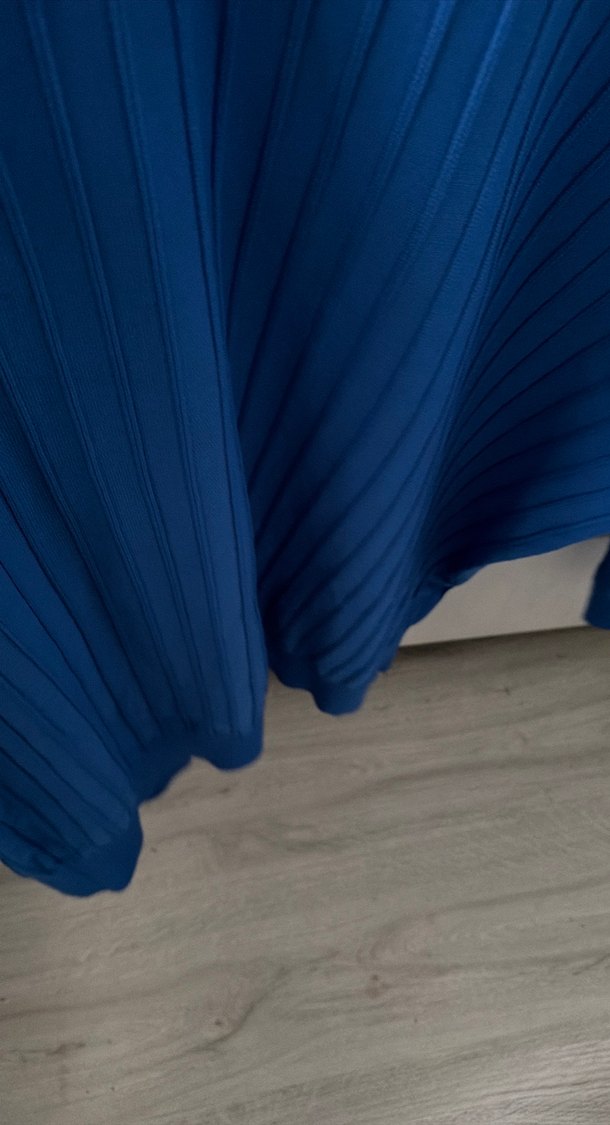 Mavi Pilili Kadın Triko - Görsel 5