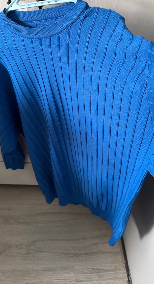 Mavi Pilili Kadın Triko - Görsel 3