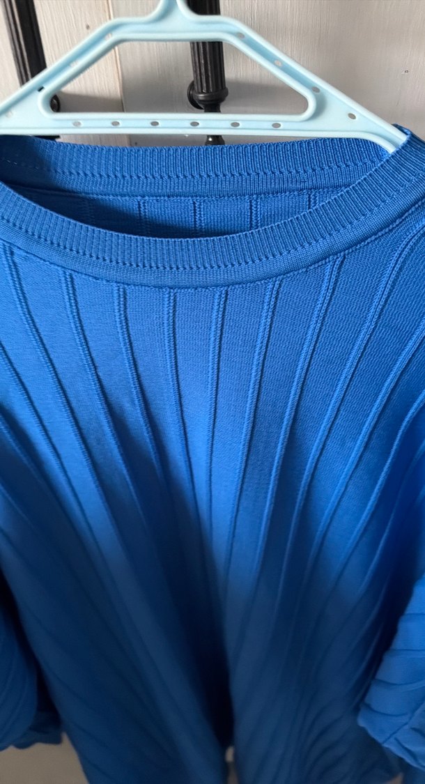 Mavi Pilili Kadın Triko - Görsel 2