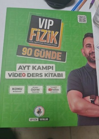 VIP Fizik 90 Günde AYT Kampı Video Ders Kitabı