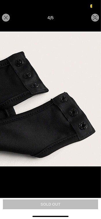 xs Beden siyah Renk Shein bluz body y2k gothic