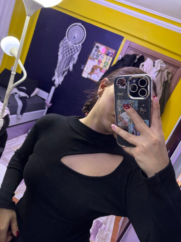 siyah bluz - Görsel 2