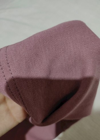 m Beden pembe Renk Pembe Basic Kısa Kollu Kadın Tişört