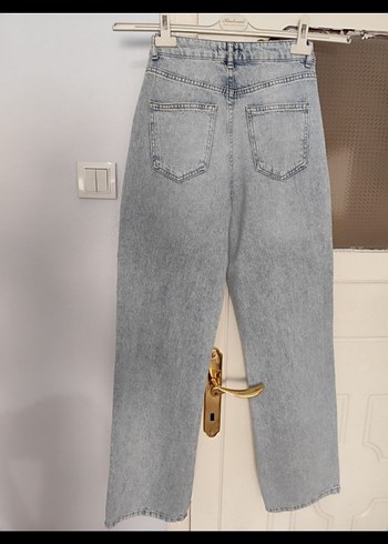 36 Beden gri Renk Regular Fit Kadın Kot Pantolon