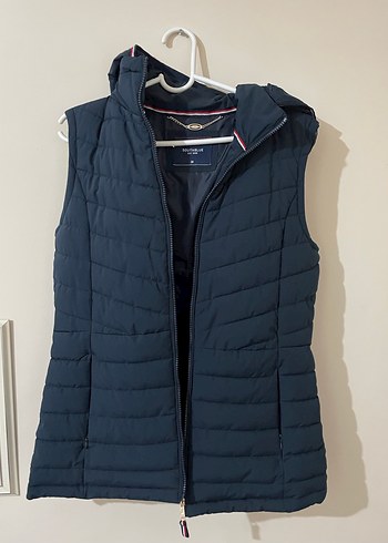 Kadın Lacivert Midi Şişme Yelek - Görsel 3