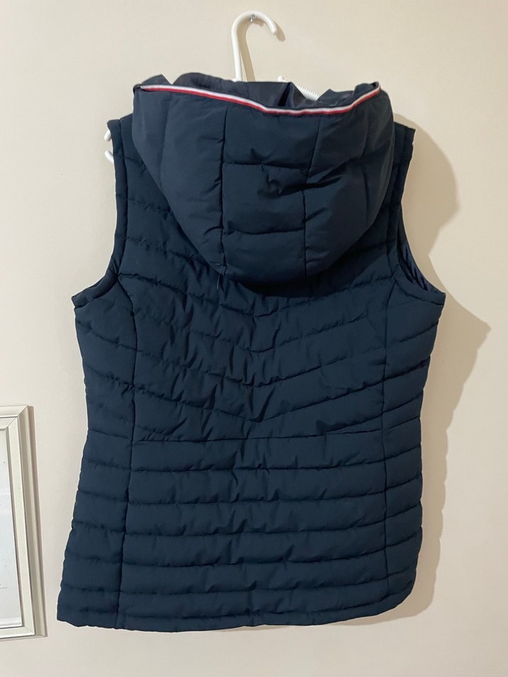 Kadın Lacivert Midi Şişme Yelek - Görsel 4