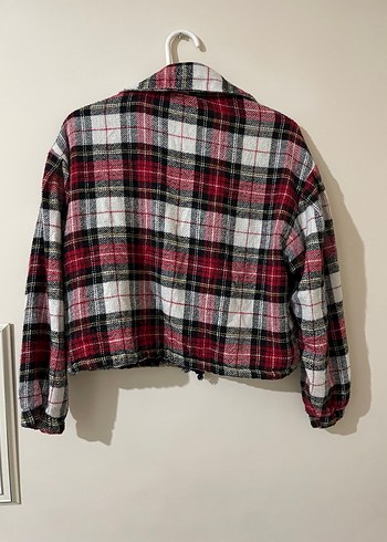 Kadın Ekose Ceket - Görsel 4