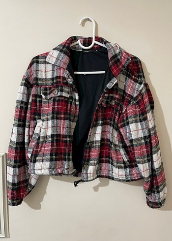 Kadın Ekose Ceket - Görsel 3