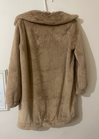 Bej Midi Kadın Ceket, Rahat ve Şık - Görsel 4