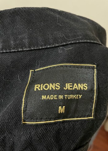 Siyah Kadın Denim Ceket, Fit Kesim, Midi Boy - Görsel 5