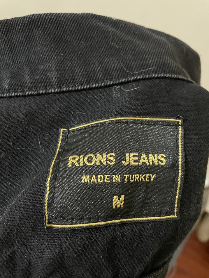 Siyah Kadın Denim Ceket, Fit Kesim, Midi Boy - Görsel 5