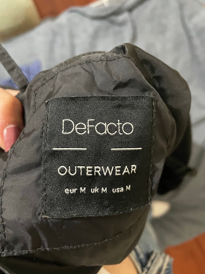 Siyah Puff Mont, Normal Boy, Salaş Kesim - Görsel 5