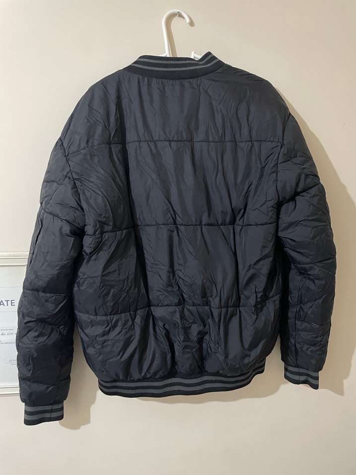 Siyah Puff Mont, Normal Boy, Salaş Kesim - Görsel 4