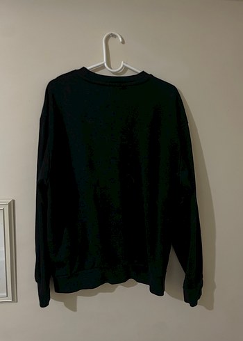 Siyah Oversize Sweatshirt - Görsel 3