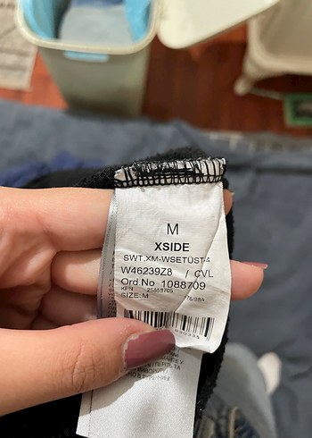 Siyah Oversize Sweatshirt - Görsel 4