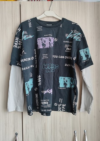 Baskılı Uzun Kollu Erkek T-shirt