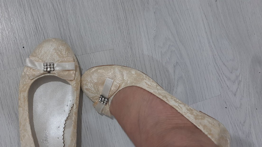 bej tul detayli babet - Görsel 2