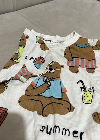 Renkli Ayı Desenli Çocuk Tişört - Görsel 3