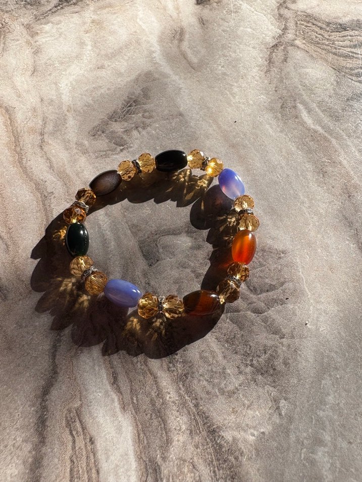 Renkli Boncuklu Bohem Bileklik - Görsel 2