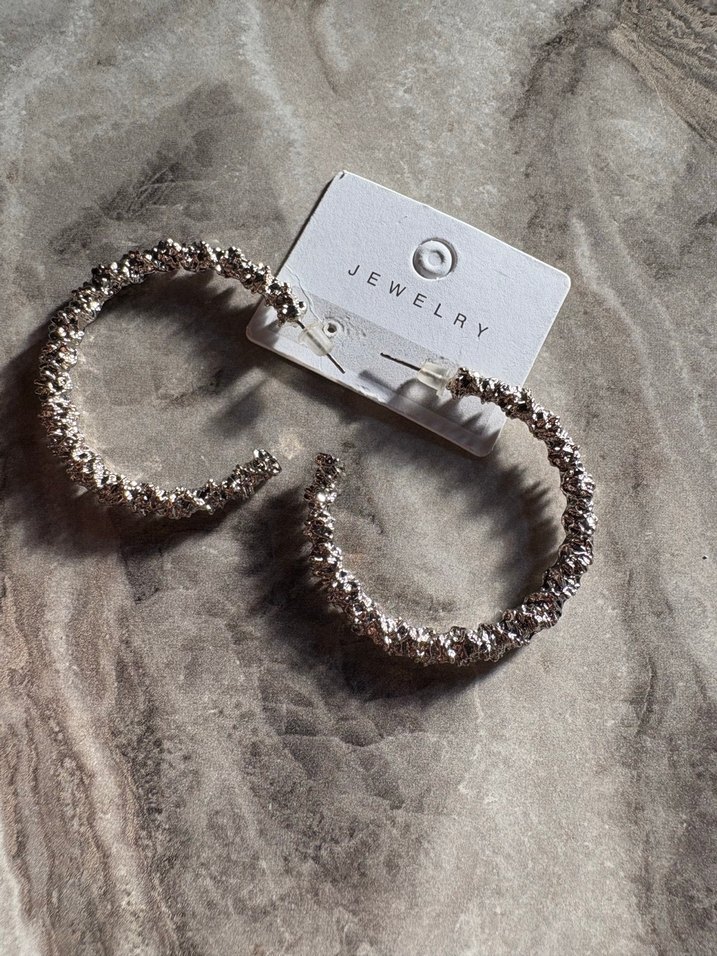 Gri Boncuklu Bohem Midi Küpe - Görsel 2