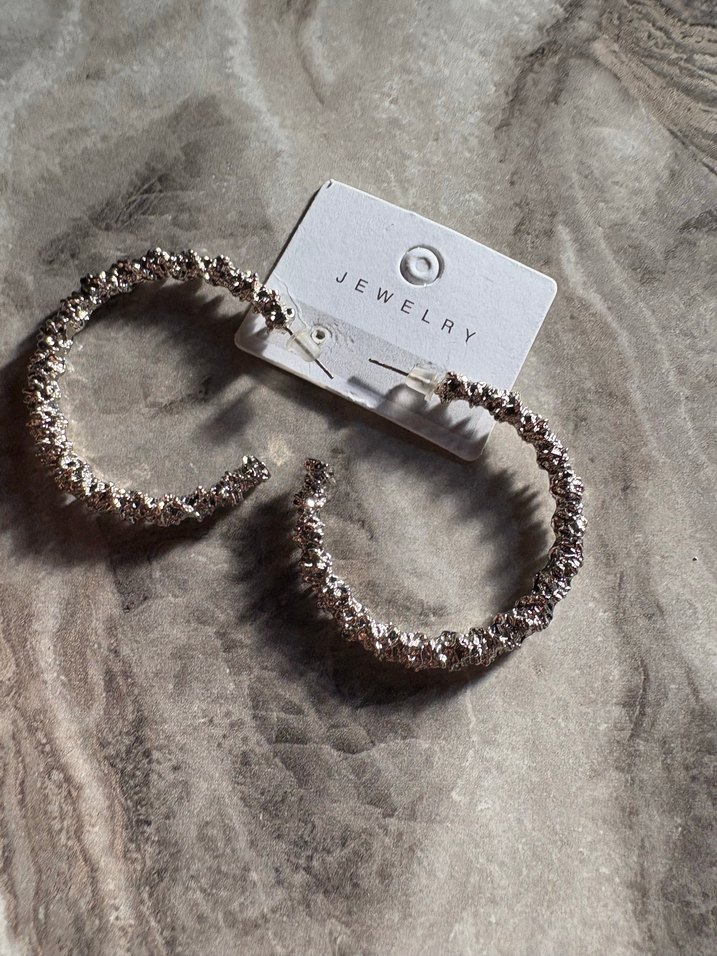 Gri Boncuklu Bohem Midi Küpe - Görsel 3