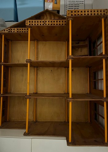 Büyük Ahşap Ev 55cm, 110cm, 95cm - Görsel 2