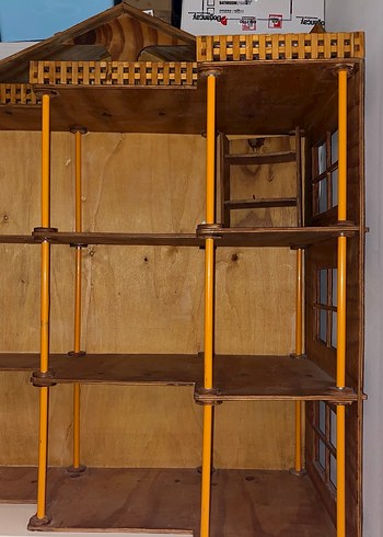 Büyük Ahşap Ev 55cm, 110cm, 95cm - Görsel 4