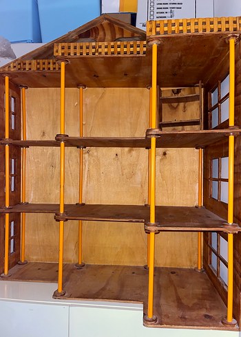 Büyük Ahşap Ev 55cm, 110cm, 95cm - Görsel 5