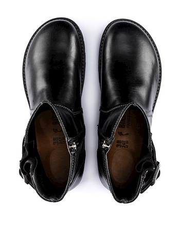 Kadın Siyah Tokalı Birkenstock Bot