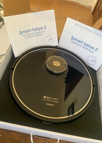Simart Katya Z Siyah Robot Süpürge - Görsel 2