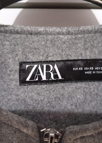 xs Beden Gri Antrasit Zara Bomber ceket