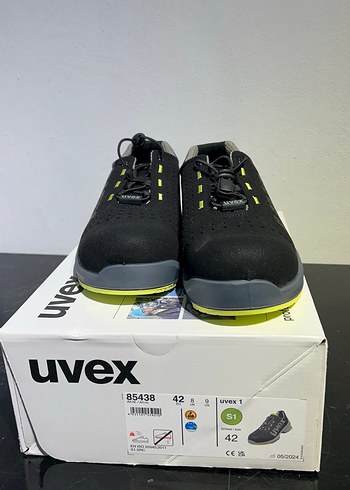 Uvex Beyaz ve Gri Güvenlik Ayakkabısı - Görsel 5