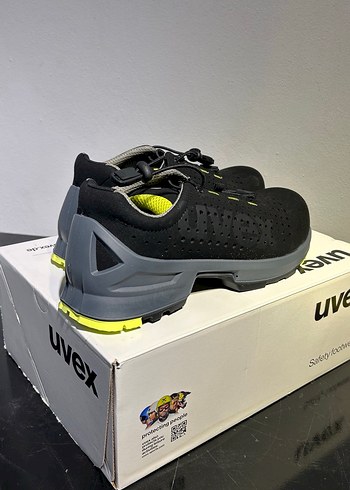 Uvex Beyaz ve Gri Güvenlik Ayakkabısı - Görsel 6