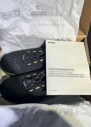 Uvex Beyaz ve Gri Güvenlik Ayakkabısı - Görsel 3