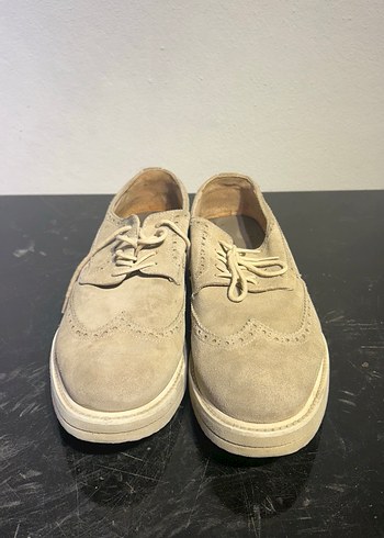 Bej Süet Erkek Klasik Ayakkabı - Görsel 3