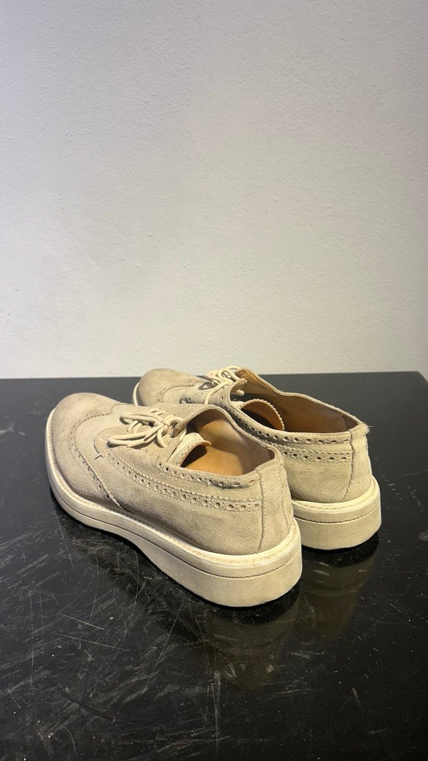 Bej Süet Erkek Klasik Ayakkabı - Görsel 2