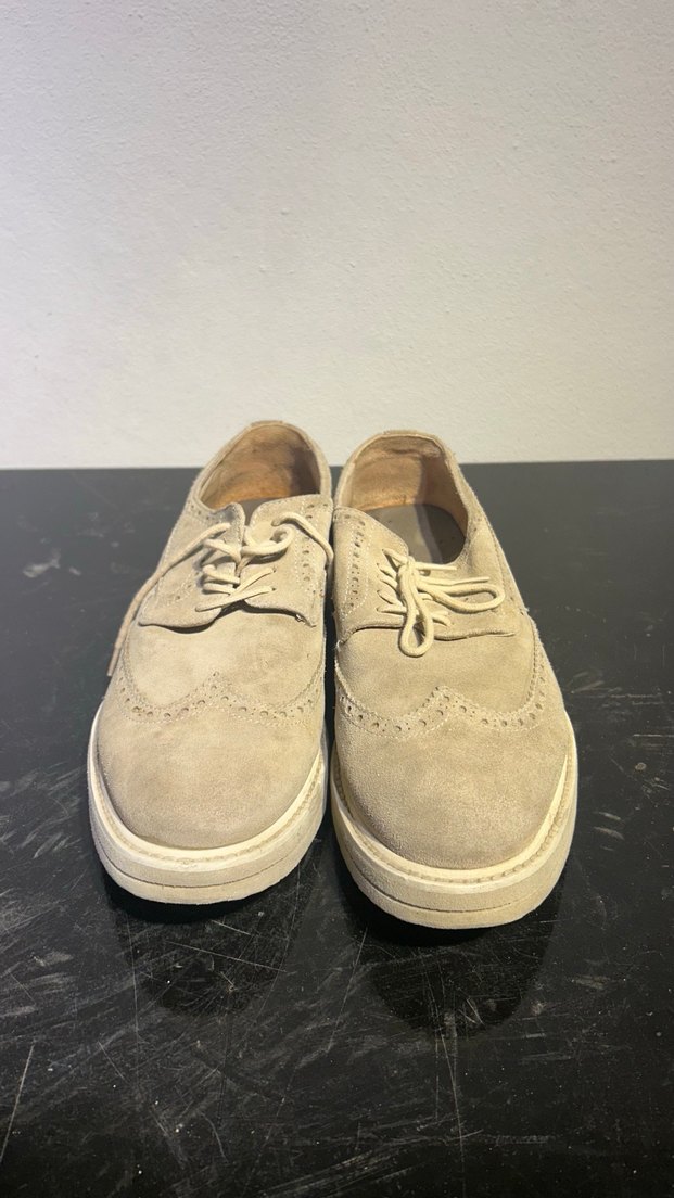 Bej Süet Erkek Klasik Ayakkabı - Görsel 3