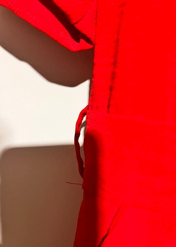 Zara Zara marka Kırmızı, Strappy Askılı Kadın Tulum