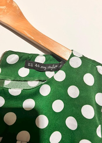 Düğmeli Puanlı Tunik ya da elbise - Görsel 6