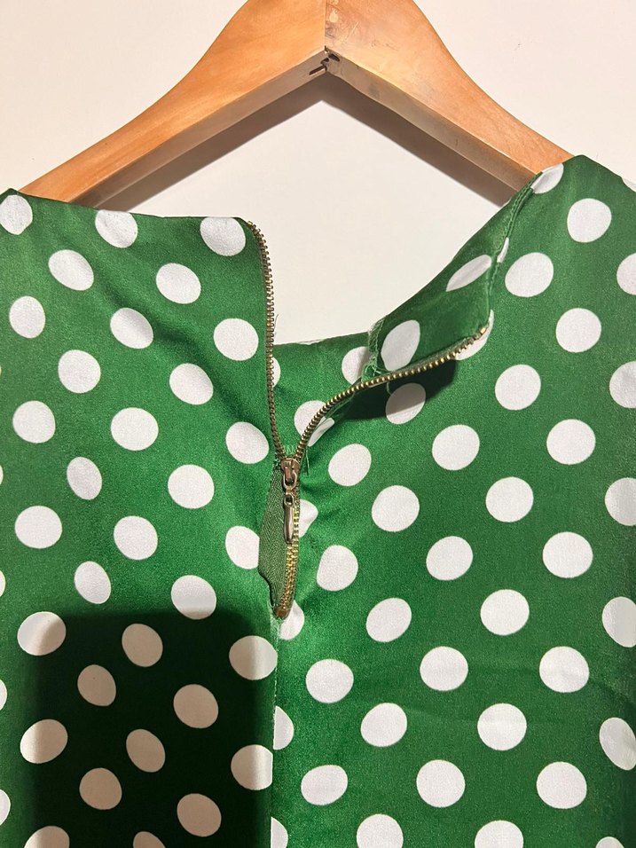Düğmeli Puanlı Tunik ya da elbise - Görsel 5