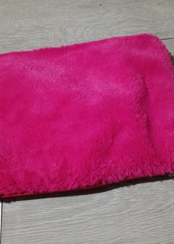 Pembe Yumuşak portföy çanta - Görsel 6