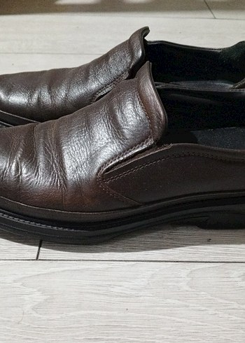 Tergan marka kahverengi hakiki Deri Erkek  Ayakkabı - Görsel 5