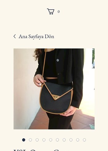 Saint Laurent Siyah Altın Omuz Çantası - Görsel 12