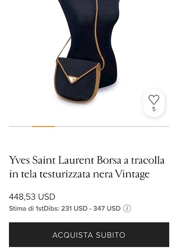 Saint Laurent Siyah Altın Omuz Çantası - Görsel 2