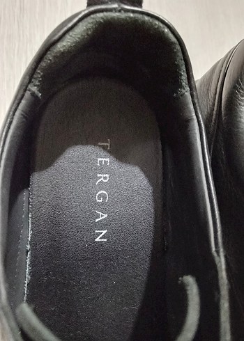 Tergan marka Siyah Erkek hakiki Deri Ayakkabı - Görsel 6