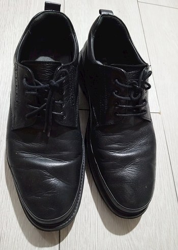 Tergan marka Siyah Erkek hakiki Deri Ayakkabı - Görsel 7