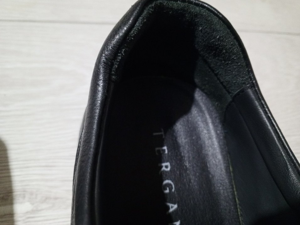 Tergan marka Siyah Erkek hakiki Deri Ayakkabı - Görsel 3