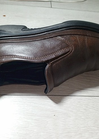 Tergan marka Kahve renkl hakiki deri erkek ayakkabsıı - Görsel 6